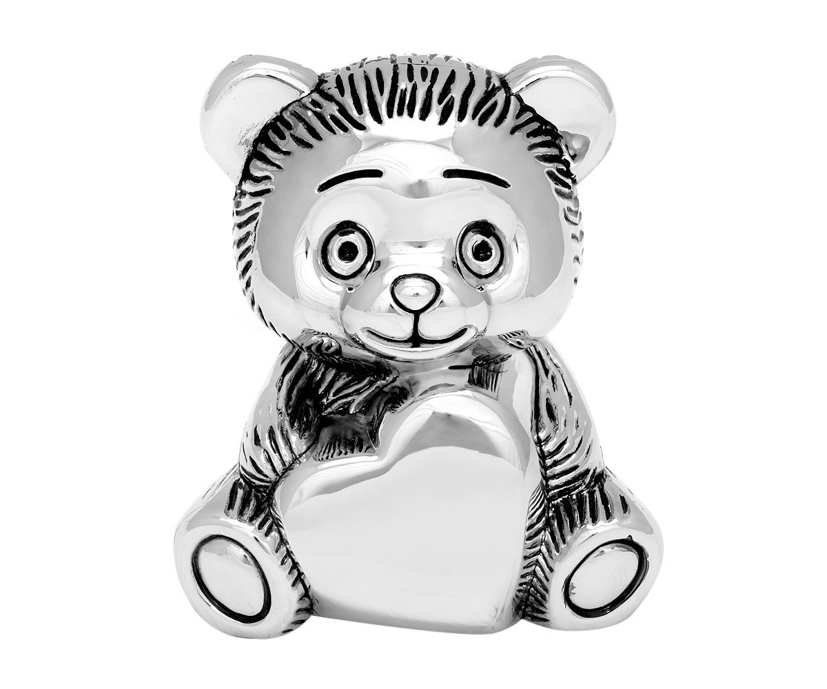 Spardose Kindersparbüchse Teddy mit Herz Bär Spardose Sparschwein