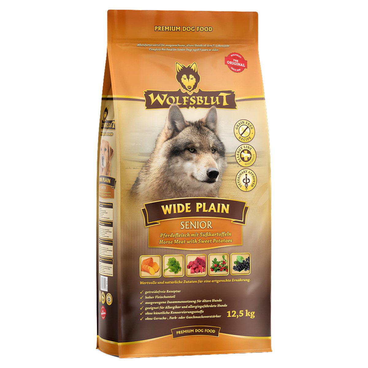 Wolfsblut Wide Plain Senior 12,5 kg, Trockenfutter für: Hund
