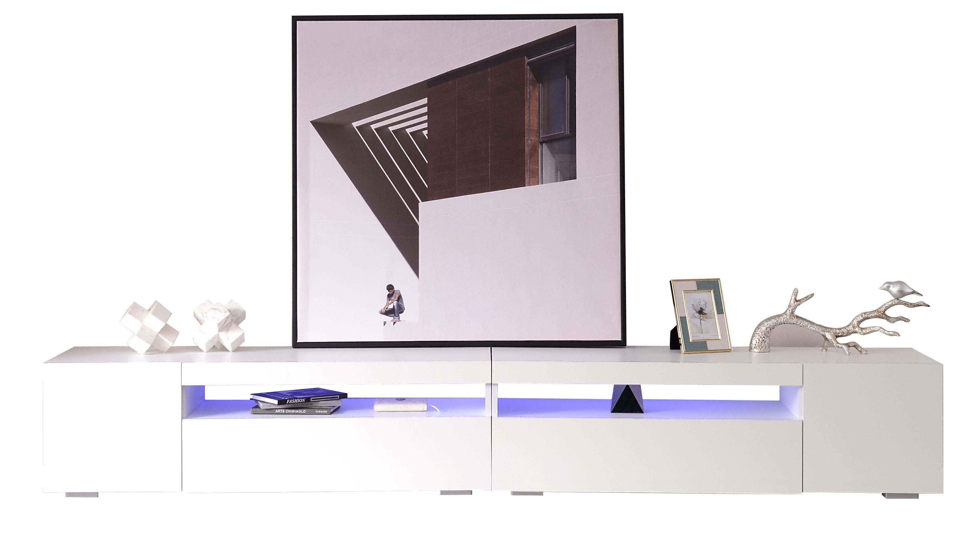 Merax Lowboard mit 16 Farben LED günstig online kaufen
