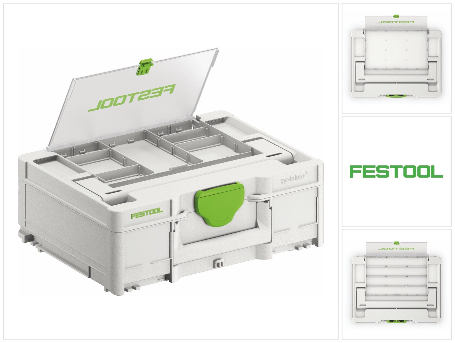 FESTOOL Werkzeugkoffer SYS3 DF M 137 Systainer Werkzeugkoffer mit Deckelfach (577346) 396