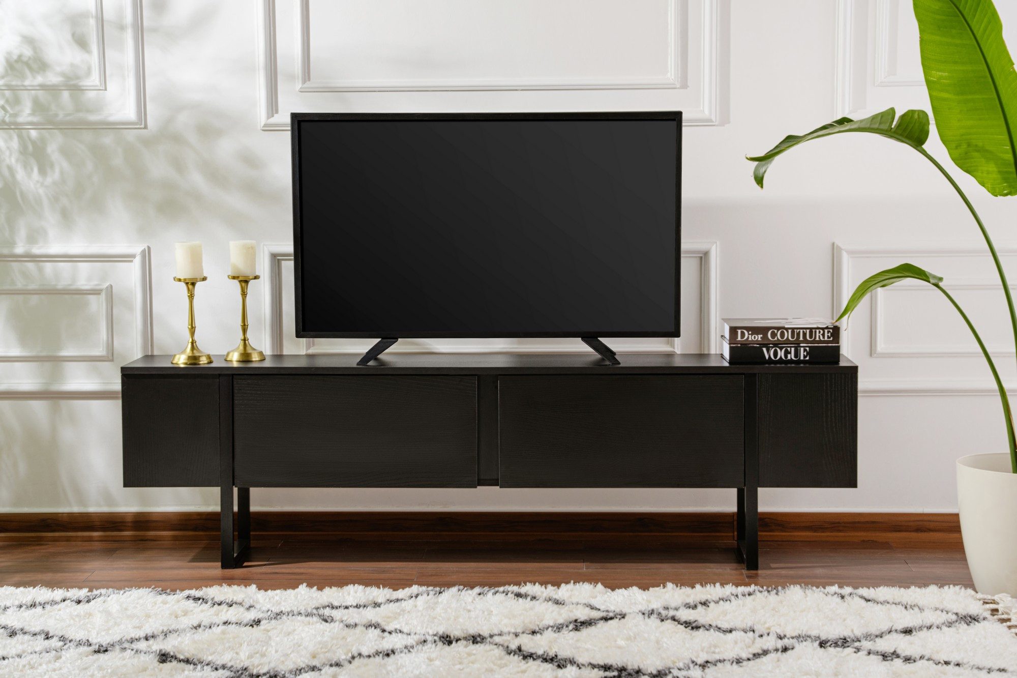 Skye Decor TV-Board TV-Board 180 cm, 8 Farbvarianten (Packung, 1 St., 1 TV Board), Modernes XXL TV-Board 180 cm für große TVs – Bild 3 von 5