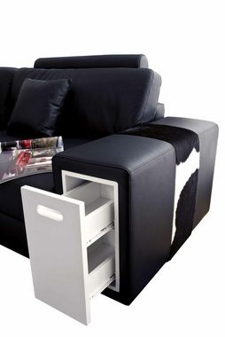 JVmoebel Ecksofa, Ledersofa Couch Wohnlandschaft Eck Design Modern Sofa 2516B