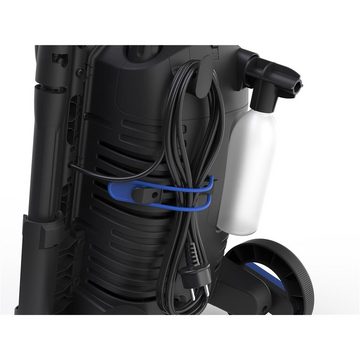 Nilfisk Hochdruckreiniger Core 140-6 PowerControl, Druckregulierung, 6 m, Schlauchtrommel, 140 bar, für Haus Garten und Auto, blau/schwarz