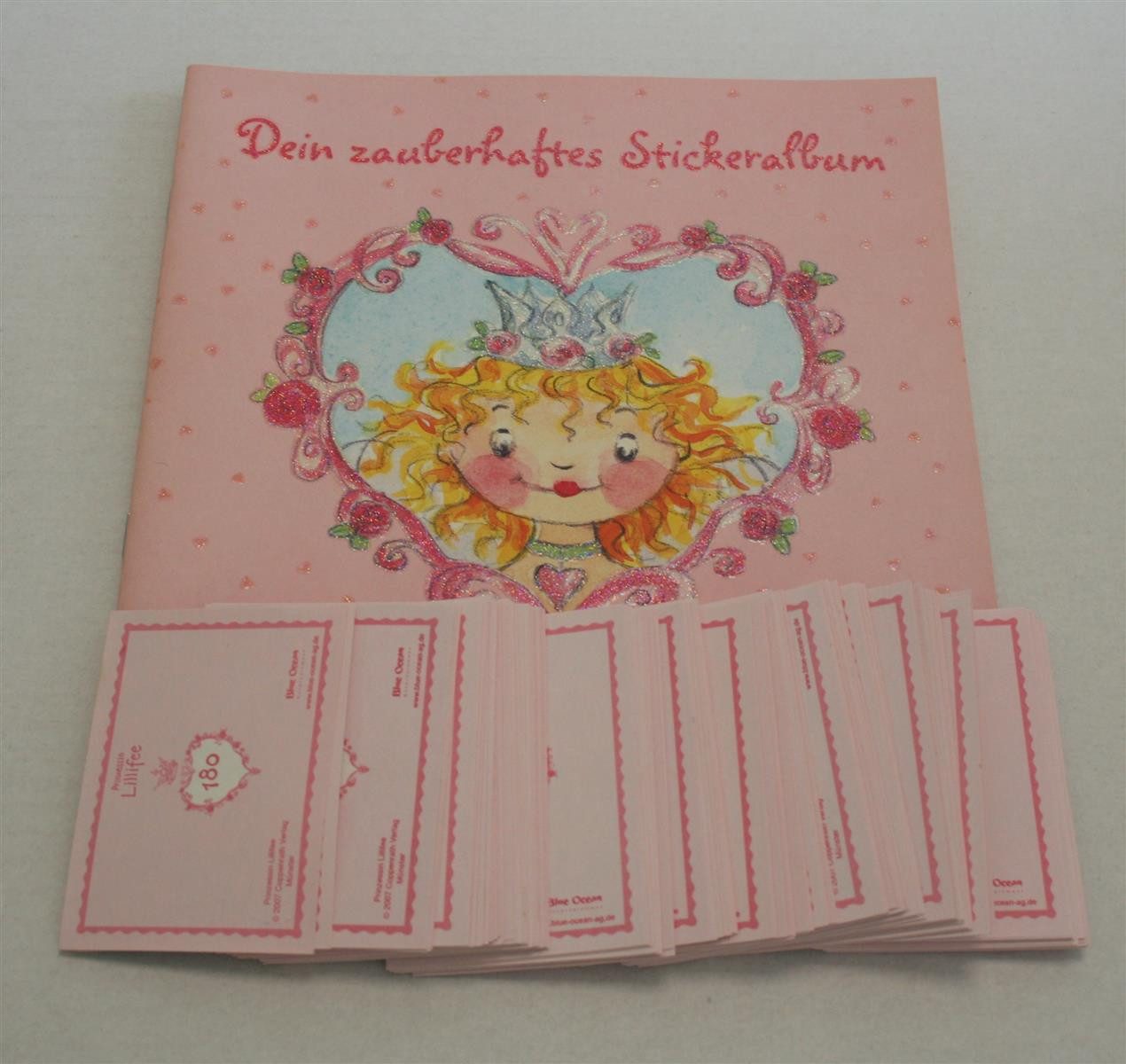 Blue Ocean Sammelkarte Prinzessin Lillifee Dein Zauberhaftes Stickeralbum- Komplettsatz+Album