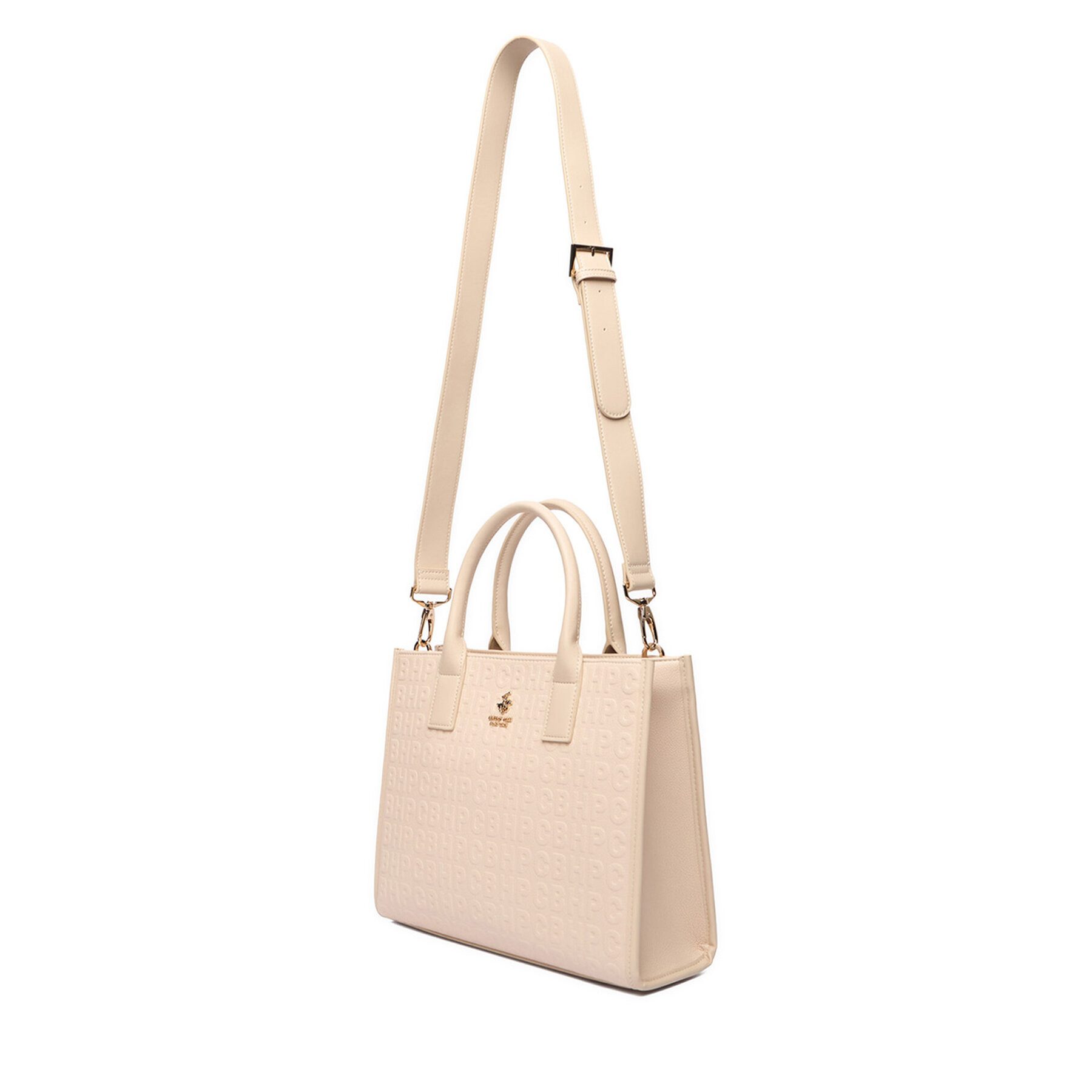 BEVERLY HILLS POLO CLUB Umhängetasche Beverly Hills Polo Club Damen Tasche Beige