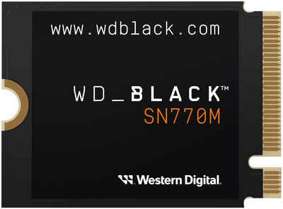 WD_Black SN770M interne SSD (2 TB) 5150 MB/S Lesegeschwindigkeit, 4850 MB/S Schreibgeschwindigkeit, M.2 2230 NVMe