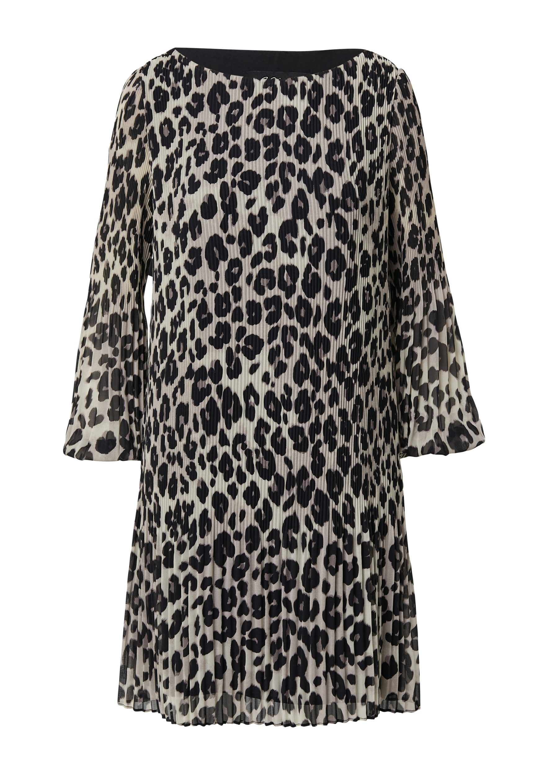 s.Oliver BLACK LABEL Midikleid s.Oliver – Plissiertes Chiffonkleid mit All? günstig online kaufen