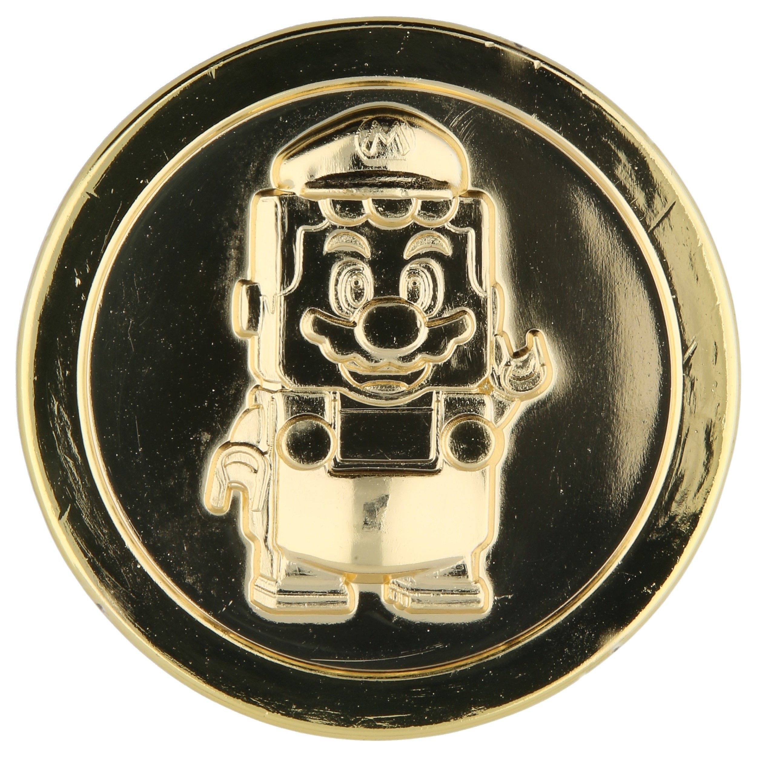 LEGO® Super Mario: goldene Sammelmünze (65mm) günstig online kaufen