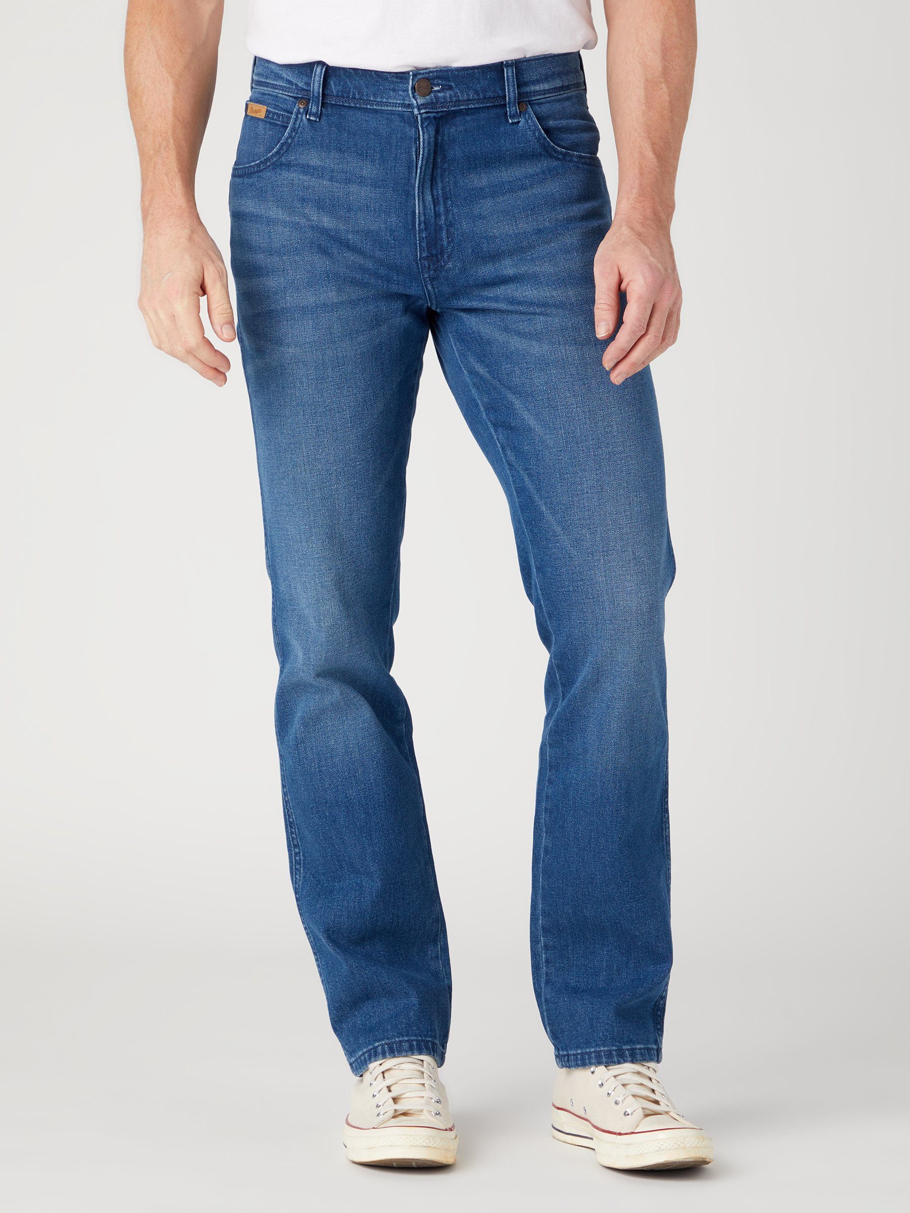 5-Pocket-Jeans WRANGLER TEXAS aries blue W121AG42A