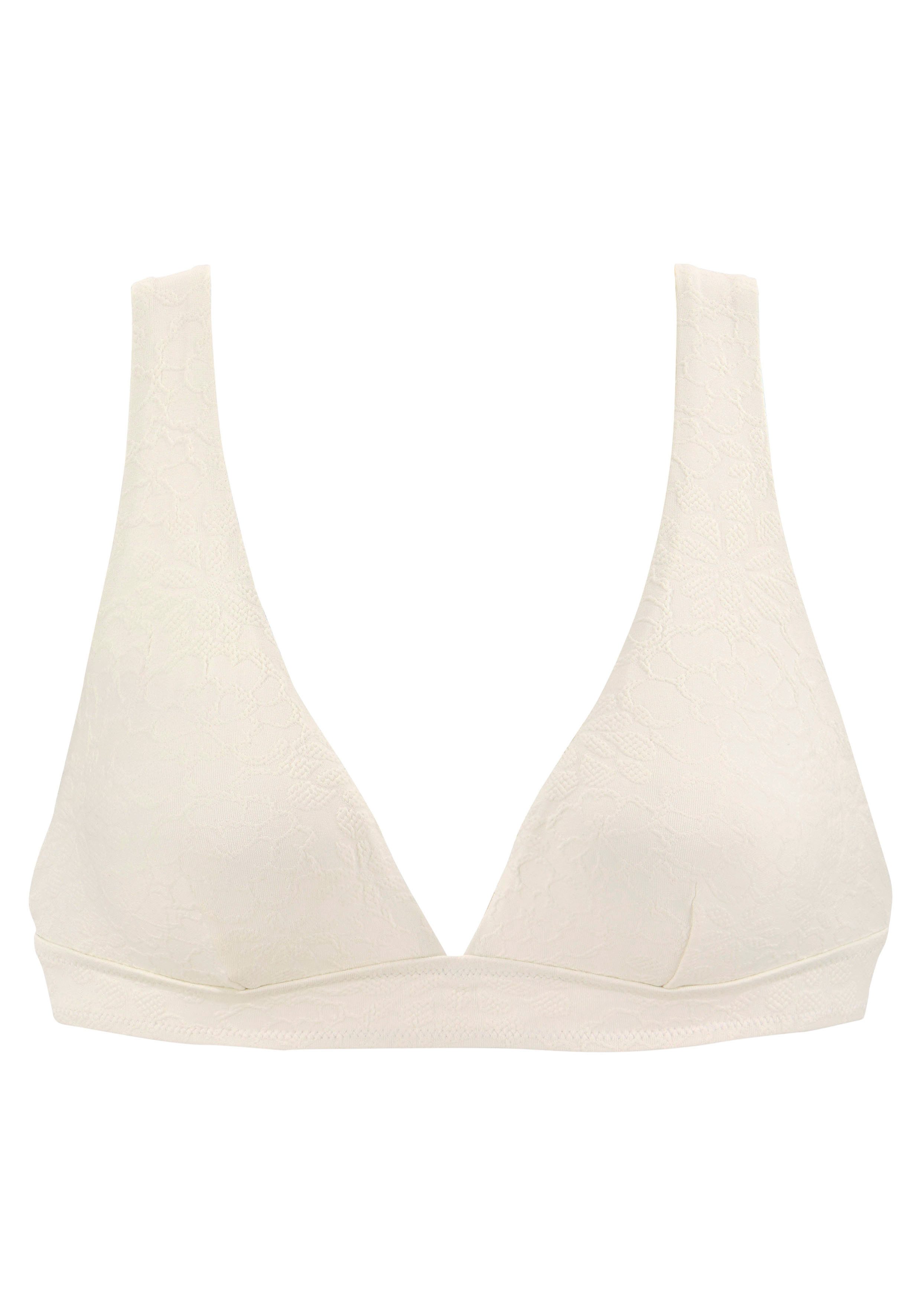 Buffalo Triangel-Bikini-Top Bubble, mit floraler Struktur günstig online kaufen