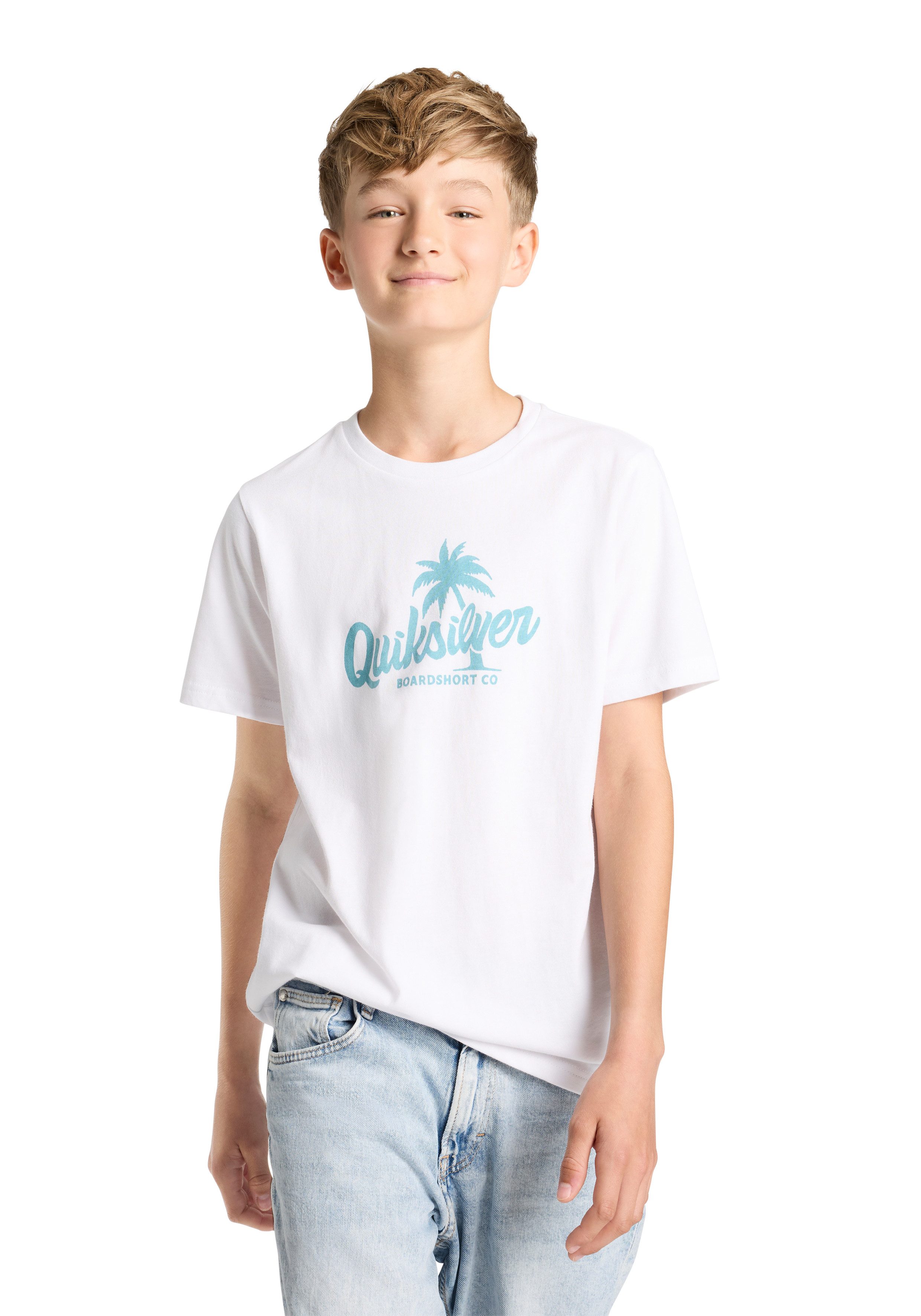Quiksilver T-Shirt PALM SHADE PACK YOUTH (2-tlg) für Kinder und Jugendliche, sportlicher Stil, Kurzarmdesign