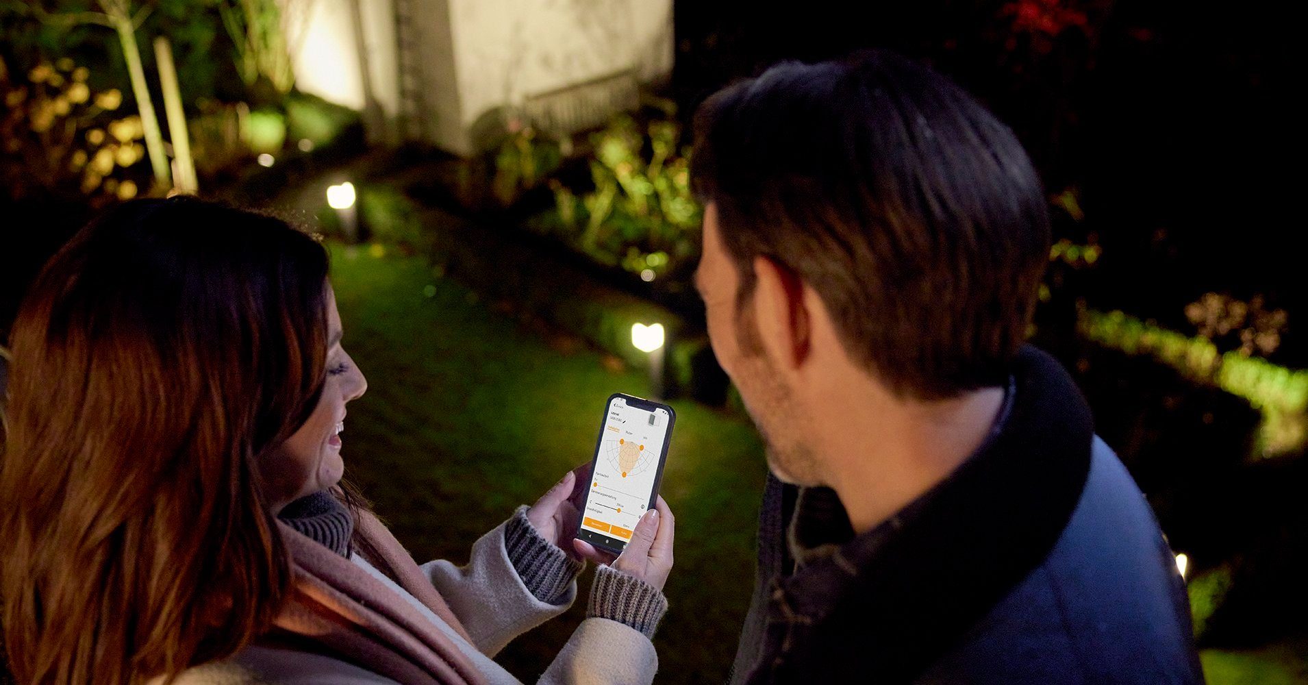 steinel LED Außen-Wandleuchte L 830, mit Bewegungsmelder und Bluetooth, LED fest integriert, Warmweiß, Bluetooth