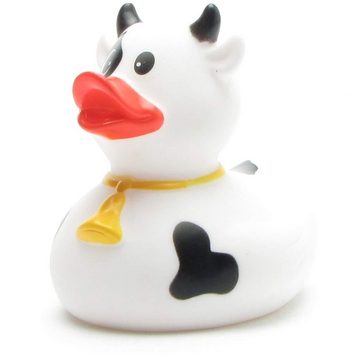 Duckshop Badespielzeug Quietscheente schwarz-weiße Kuh - Badeente