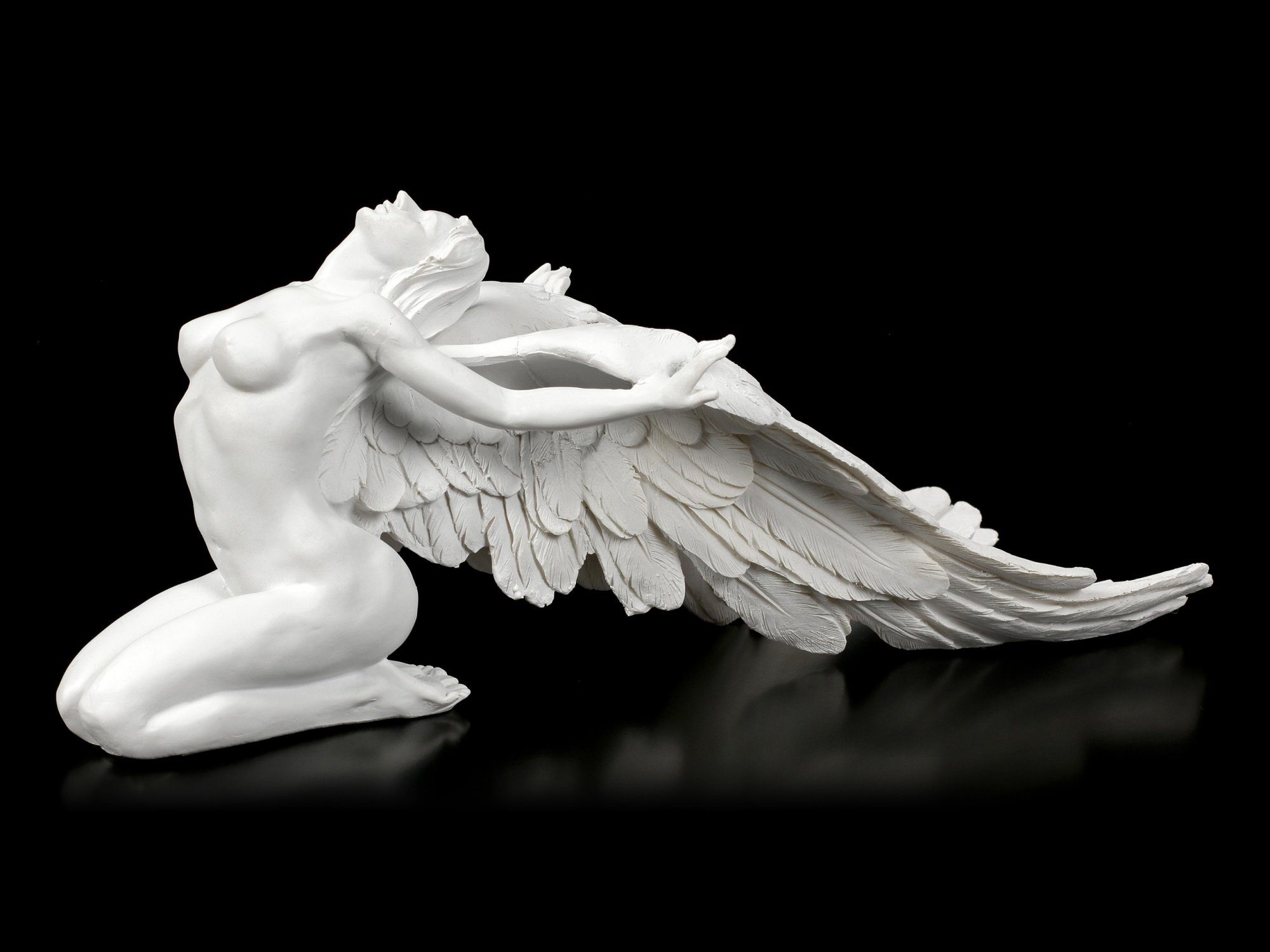 Figuren Shop GmbH Dekofigur Engel Figur - Angels Freedom - Fantasy Deko Fee Elfe