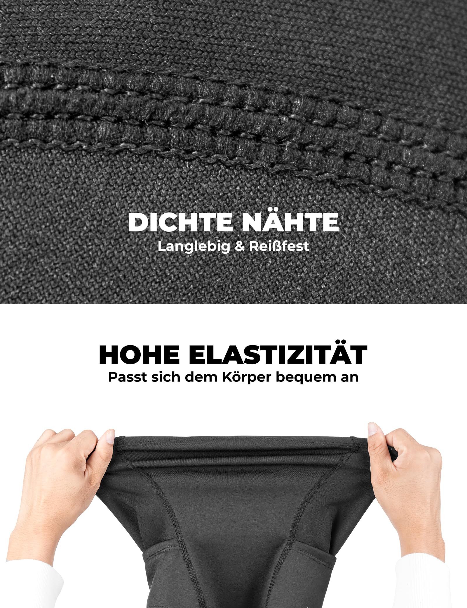 ROCKBROS Sturmhaube Fahrrad Herbst Winter Herren Damen reflektierend (Balaclava, Winddicht Anti-Staub Atmungsaktiv Einheitsgröße) für Outdoorsports Motorrad Snowboard Ski Radfahren