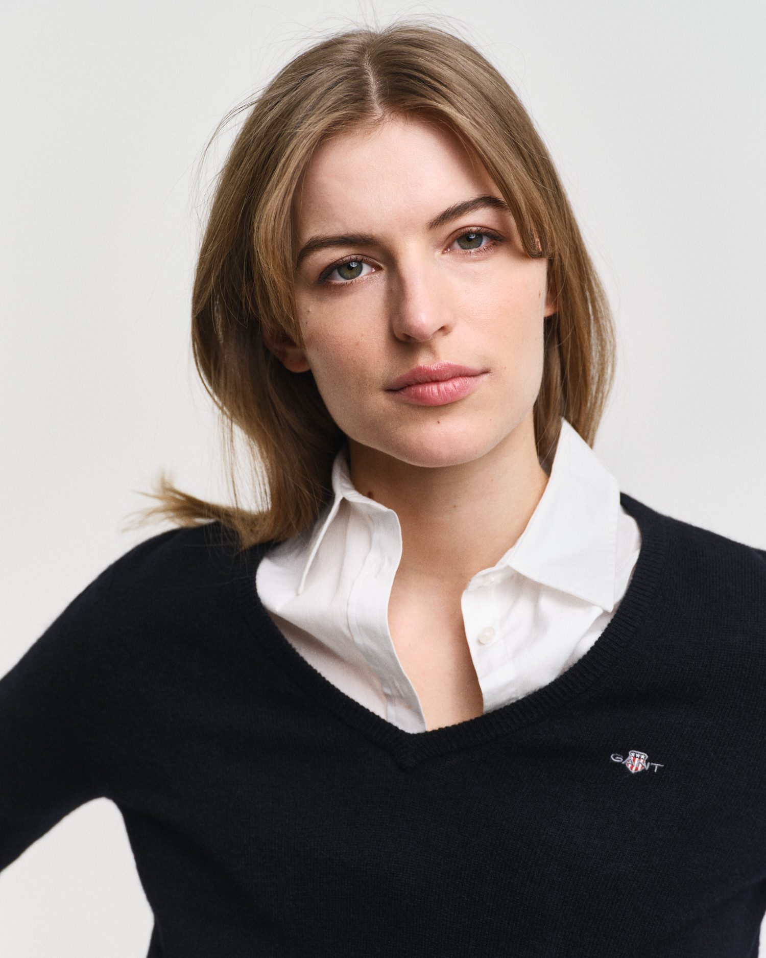 Gant V-Ausschnitt-Pullover EXTRAFINE LAMBSWOOL V-NECK