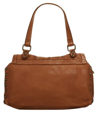 Samantha Look Henkeltasche, echt Leder, Made in Italy