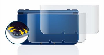BROTECT Full-Screen Schutzfolie für Nintendo New 3DS XL (Gehäuse), Displayschutzfolie, 2 Stück, 3D Curved matt entspiegelt Full-Screen Anti-Reflex