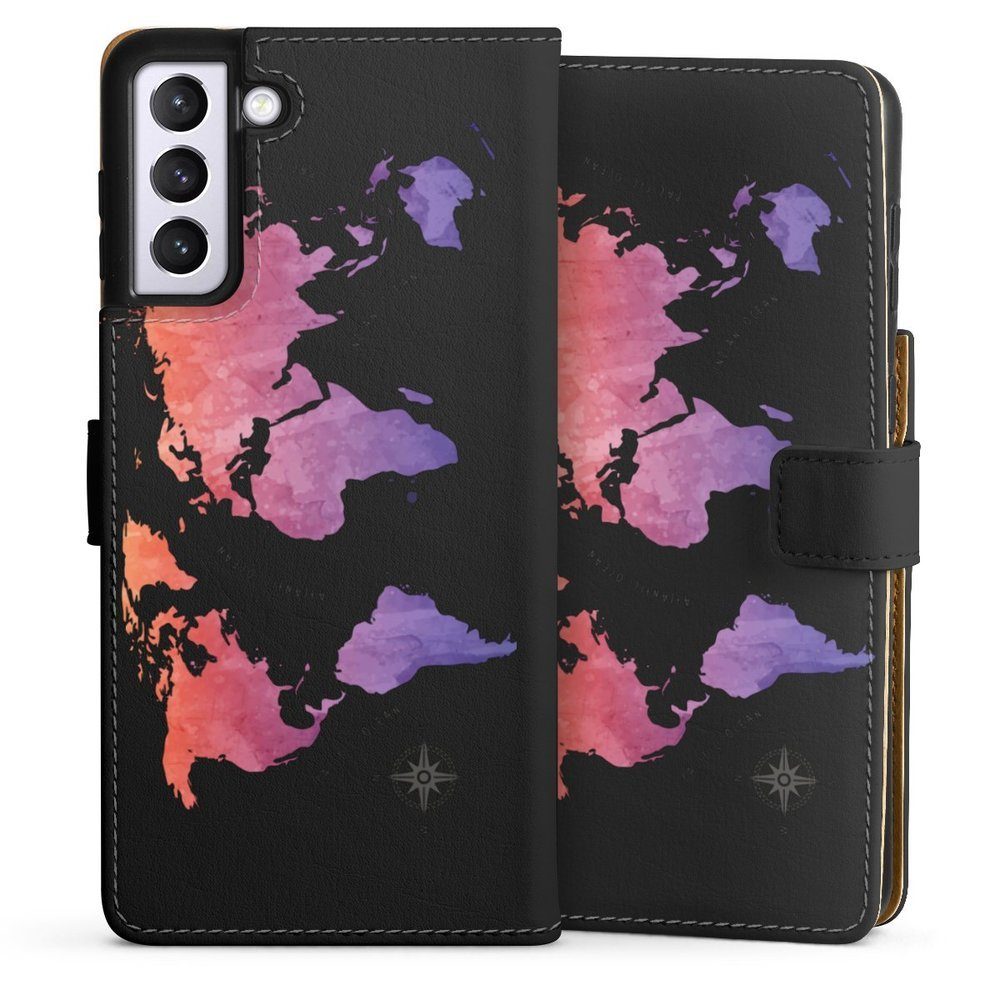 Deindesign Handyhulle Worldmap Watercolor Ohne Hintergrund Samsung Galaxy S21 Plus 5g Hulle Weltkarte Landkarte Online Kaufen Otto