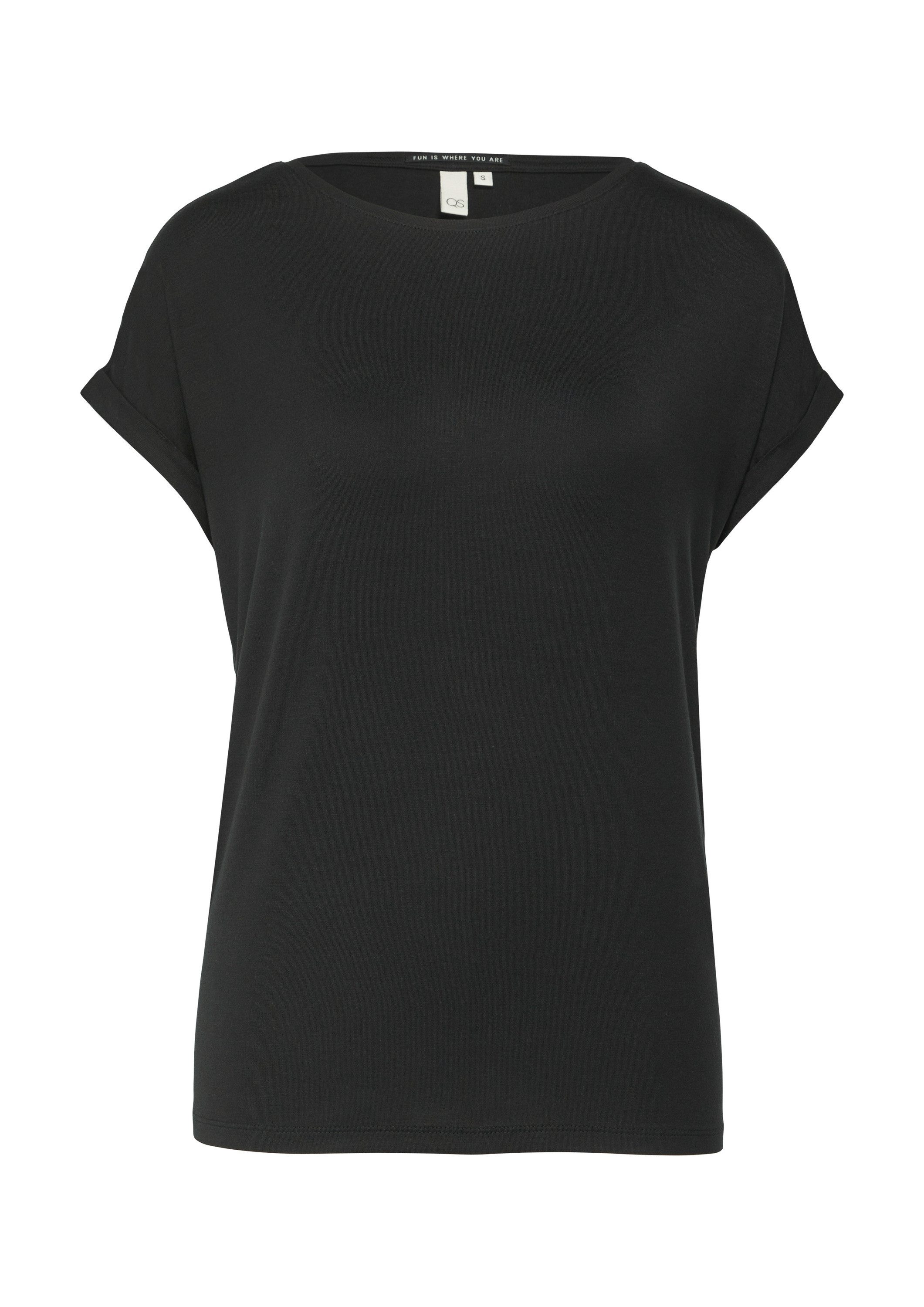 QS Kurzarmshirt T-Shirt Loose Fit-Shirt im günstig online kaufen