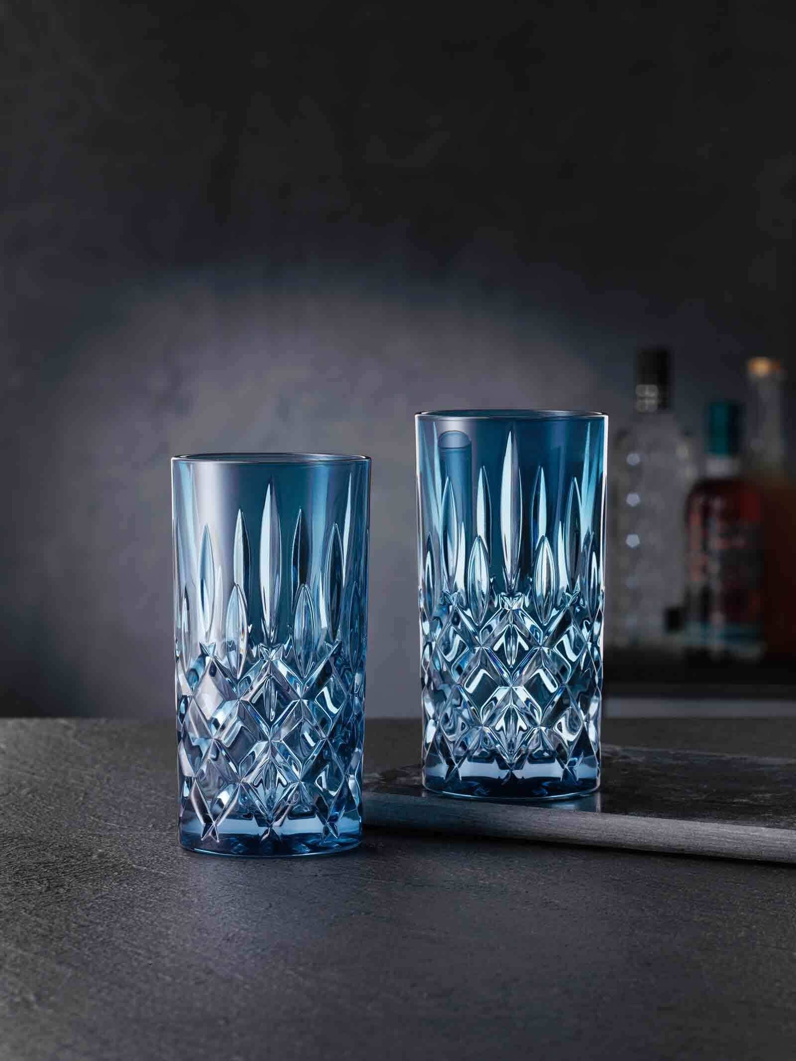 Nachtmann Longdrinkglas Noblesse Longdrinkgläser 395 ml 2er Set, 2-tlg., Glas