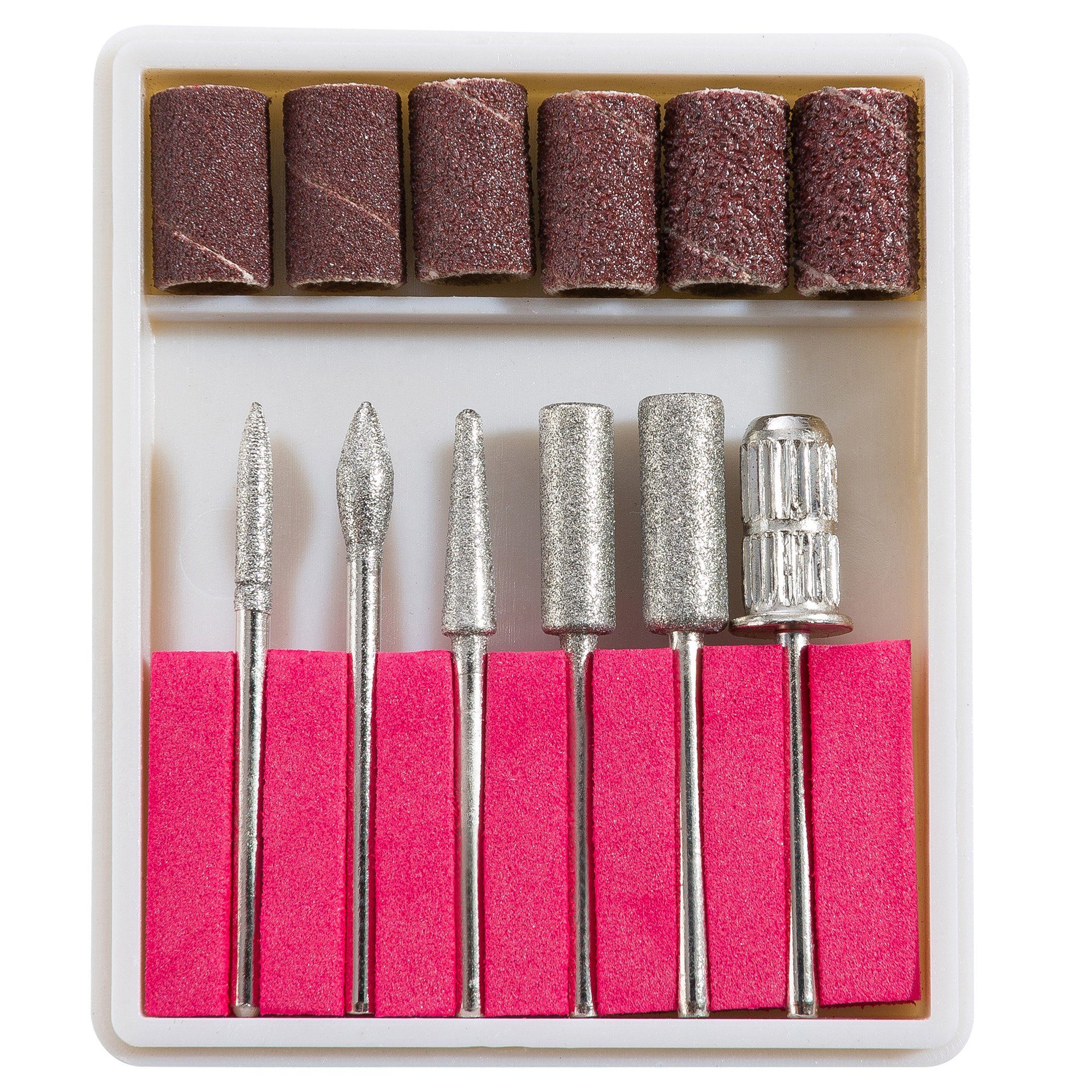 Sina Beauty-Multigerät mit Fußpedal, inkl. 6 tlg.-Bit-und Mandrel-Set + 30 Diamantfräser, Set, mit Fußpedal