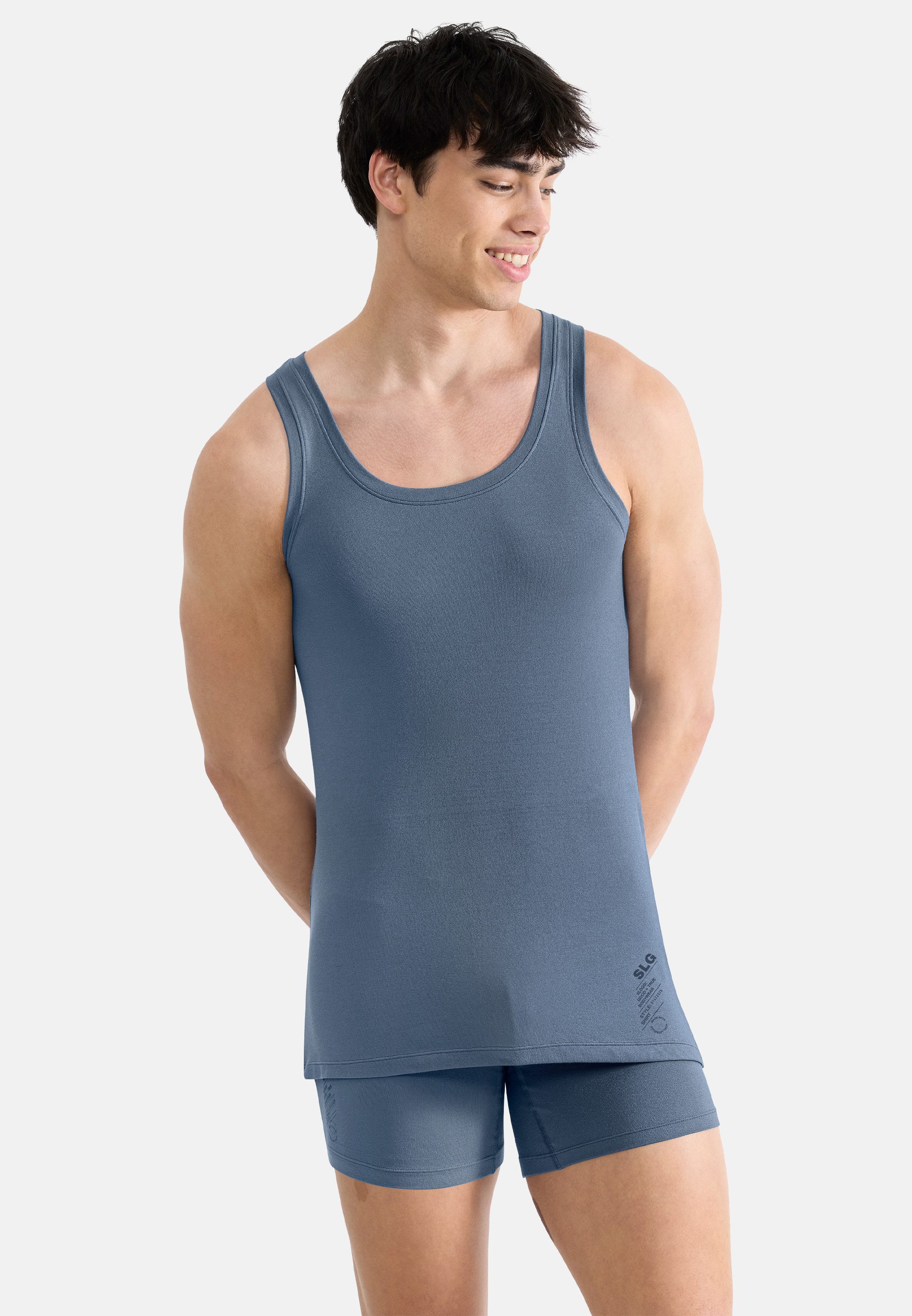 sloggi Unterhemd 2er Pack SLG Base Soft (Spar-Set, 2-St) Unterhemd / Tanktop - Atmungsaktiv
