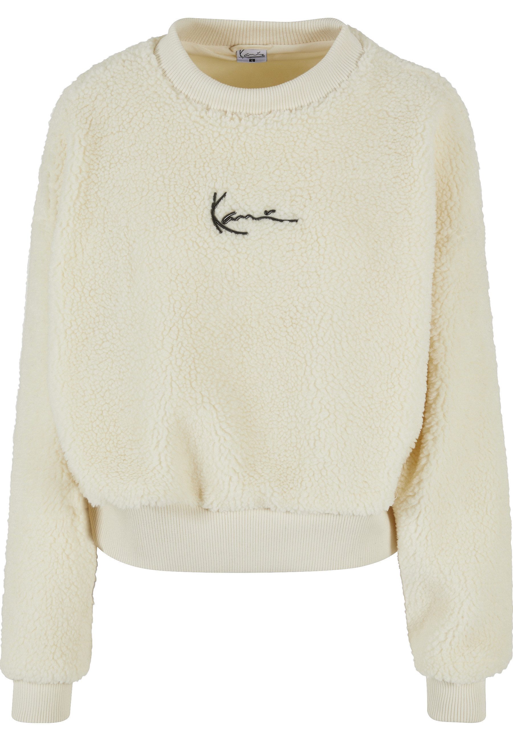 Karl Kani Sweatshirt Karl Kani Damen KW224-040-1KK Metal Signature Teddy Crew (1-tlg)