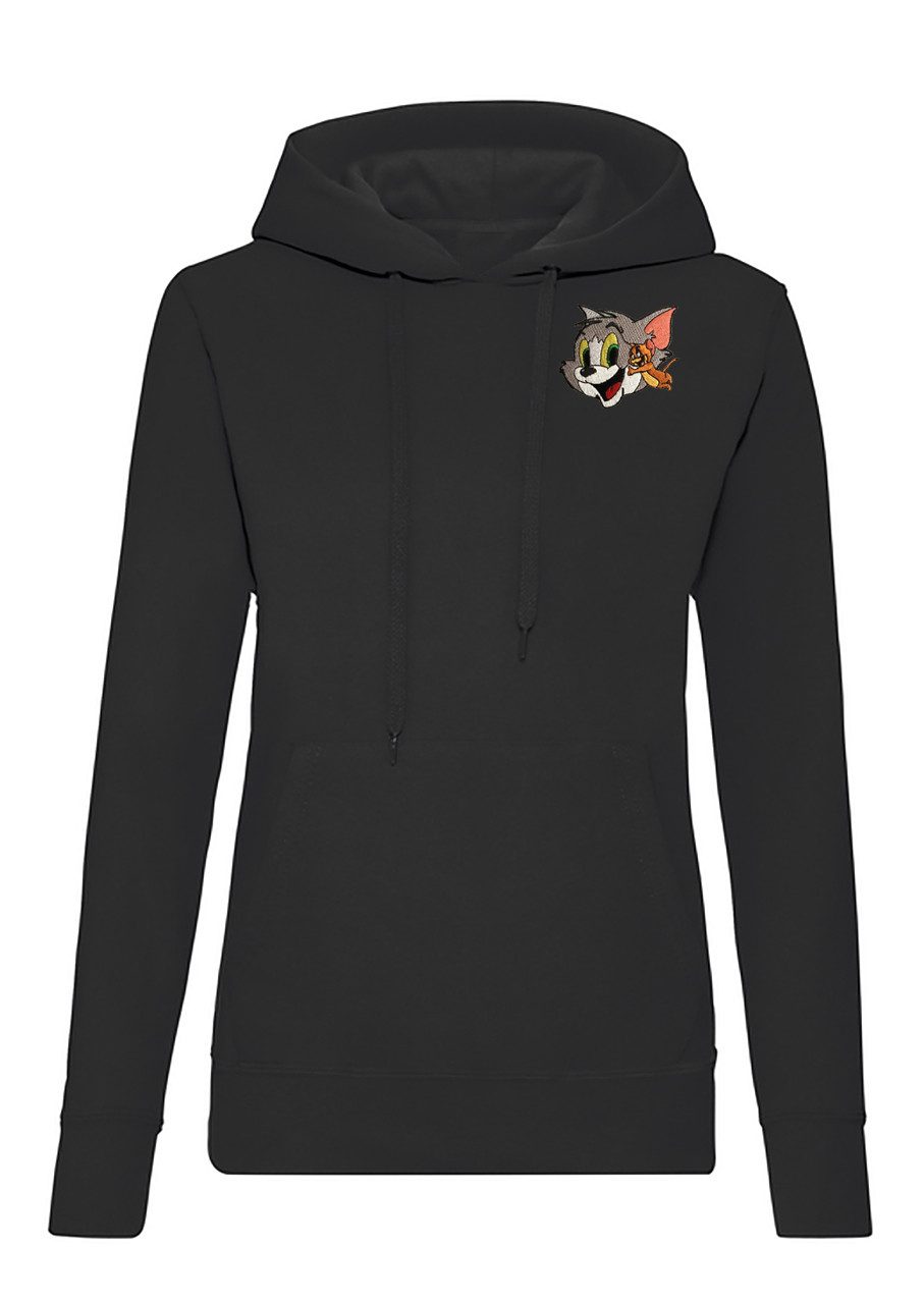 Blondie & Brownie Hoodie Tom und Jerry Hoodie Katz und Maus Comic Retro Vintage Damen Wear (Einzelstück, Einzelartikel) CartoonPatch Hoodie Klassik Streetwear