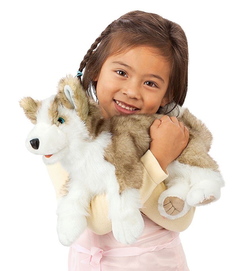 Folkmanis Handpuppen Handpuppe Folkmanis Handpuppe Wolfsjunges 2994 (Packung)
