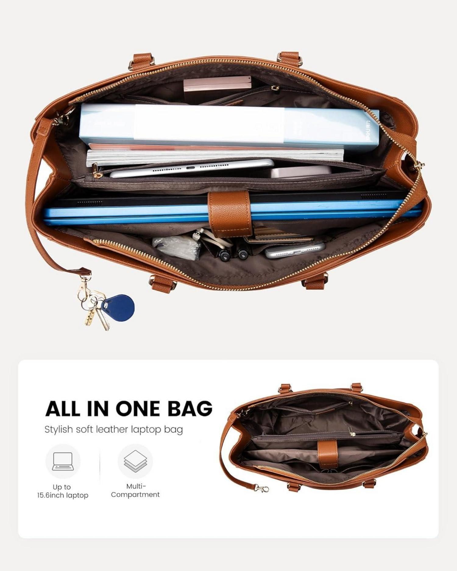 LuxusKollektion Laptoptasche Laptop Handtasche Damen 15,6 günstig online kaufen