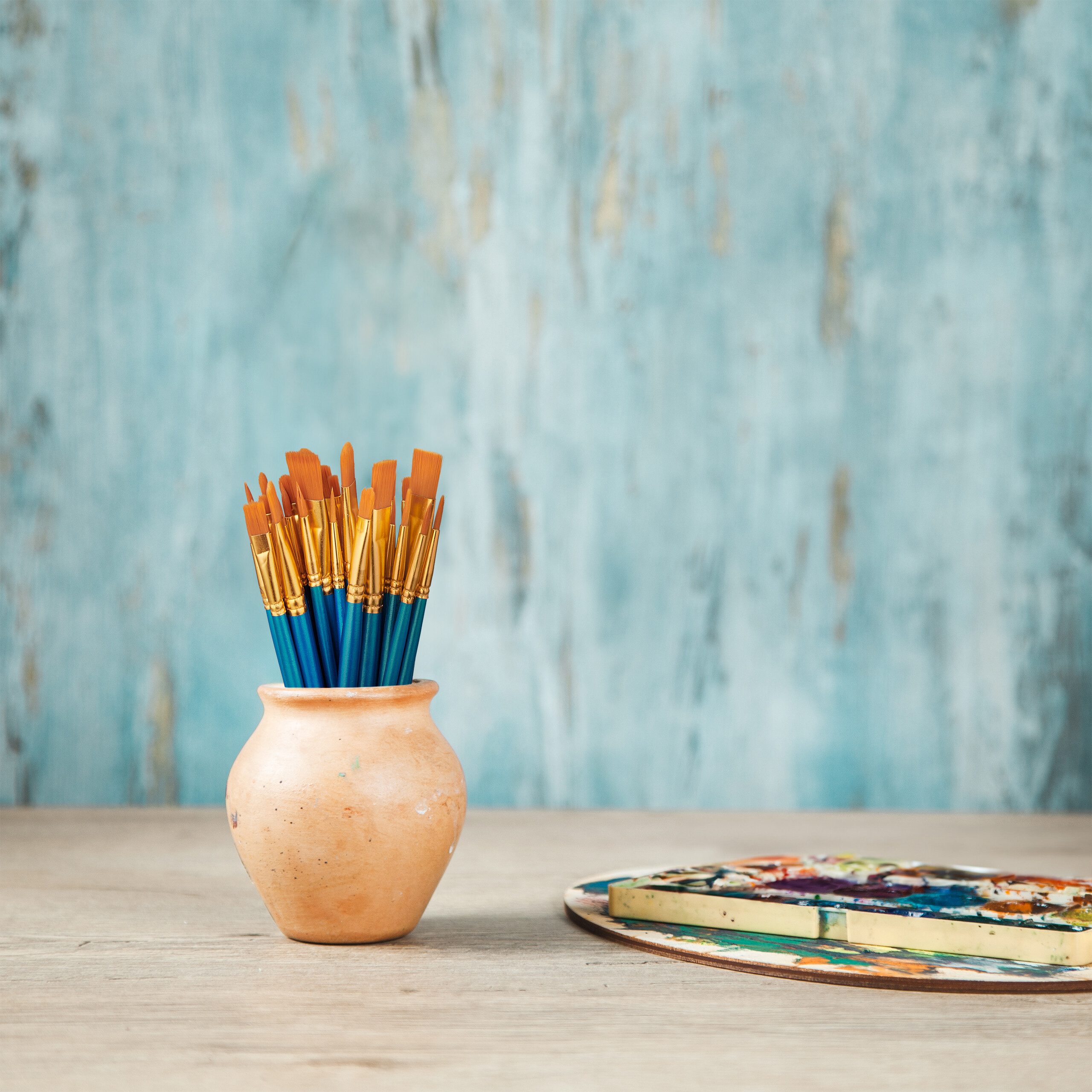 relaxdays Malpinsel 30-teiliges Pinsel Set, (30-teiliges Set, 30 St)