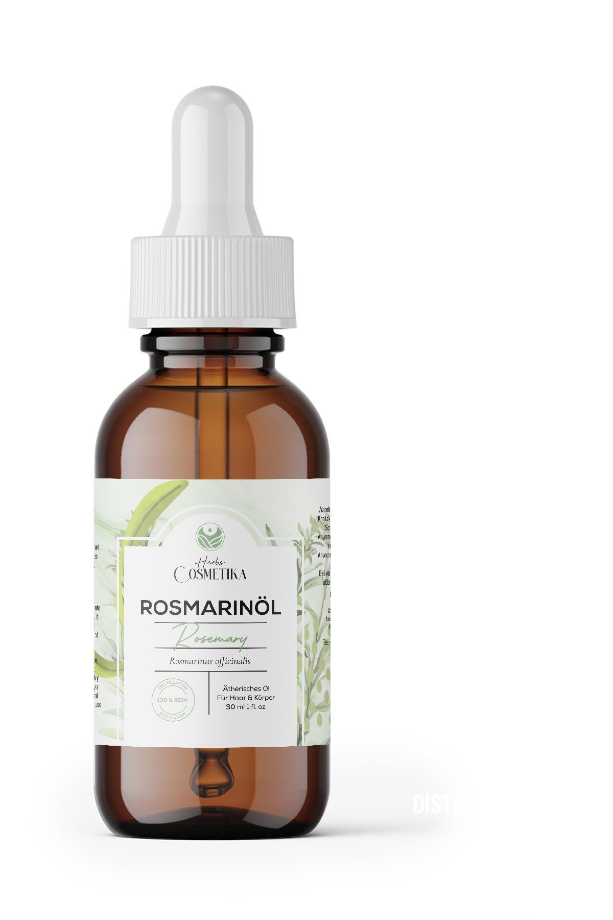 Herbs Cosmetica Haaröl Rosmarinöl – 100 % natürlich, rein & vegan, Haut & Уход за волосами, 30 ml, vegan tierversuchsfrei ohne Zusätze ohne synthetische Duftstoffe