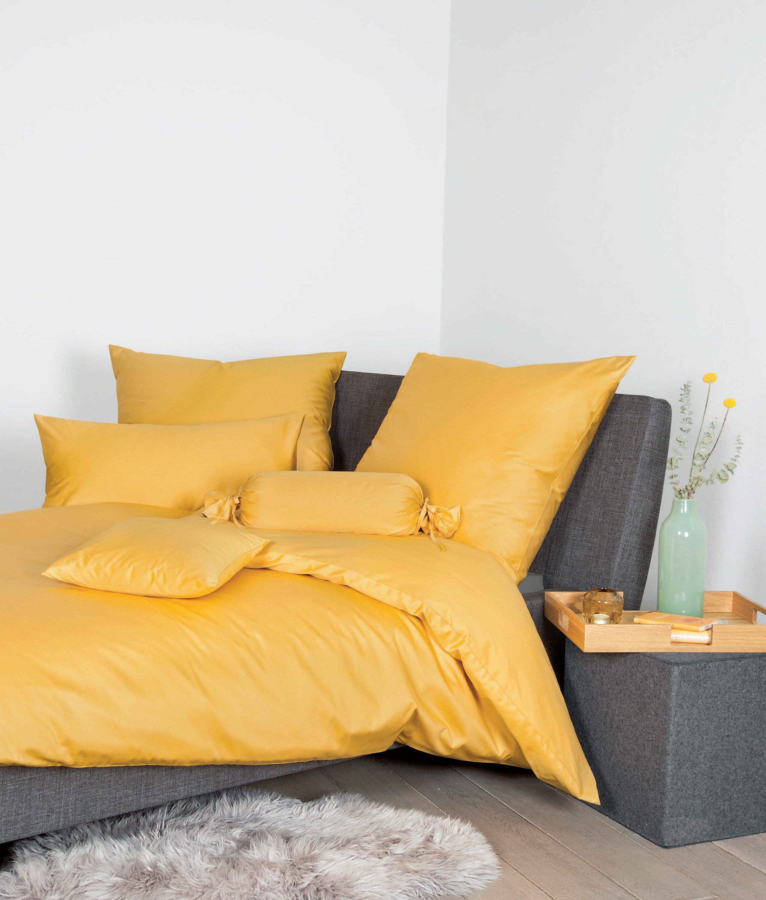 Janine Bettwäsche Baumwoll Bettwäsche Colors, 100% günstig online kaufen