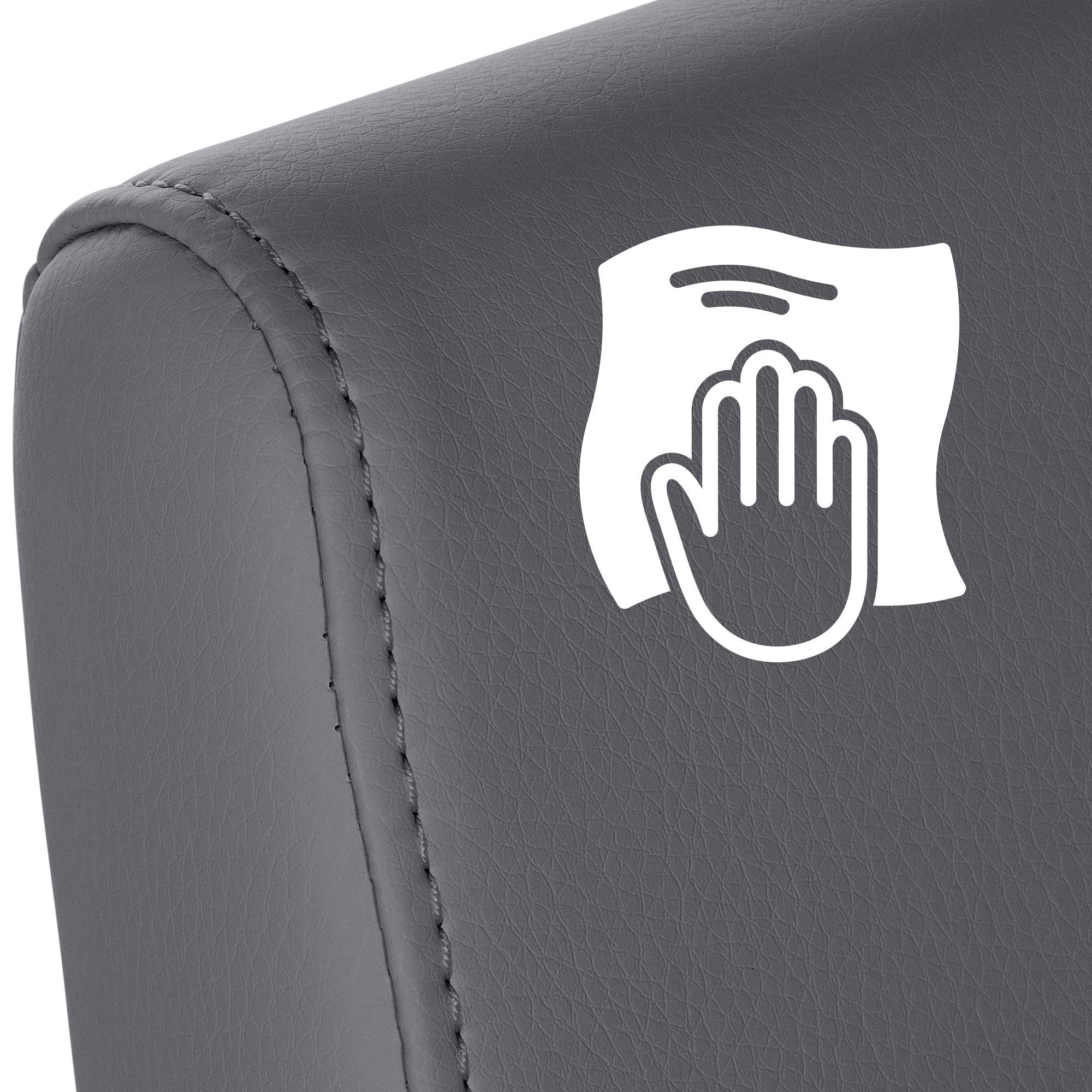 CLP Esszimmerstuhl Belfort Kunstleder, mit robustem Edelstahlgestell