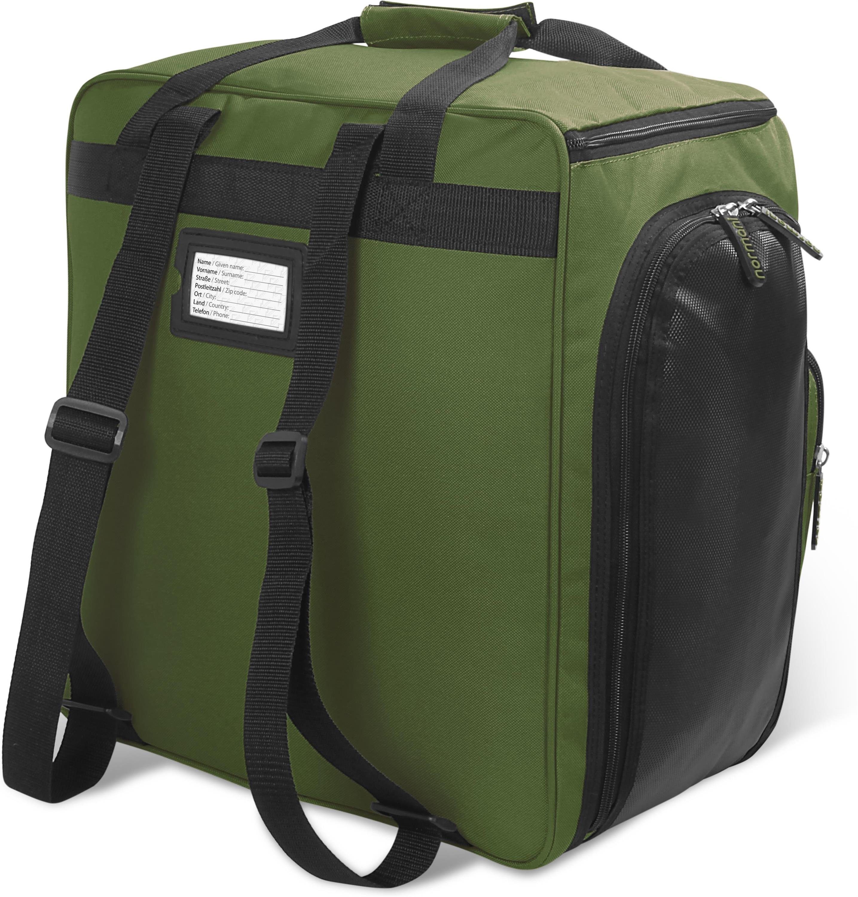 normani Sporttasche Skitasche 53 l Alpine Depo, Skischuhtasche mit separatem Helmfach und Rucksackfunktion