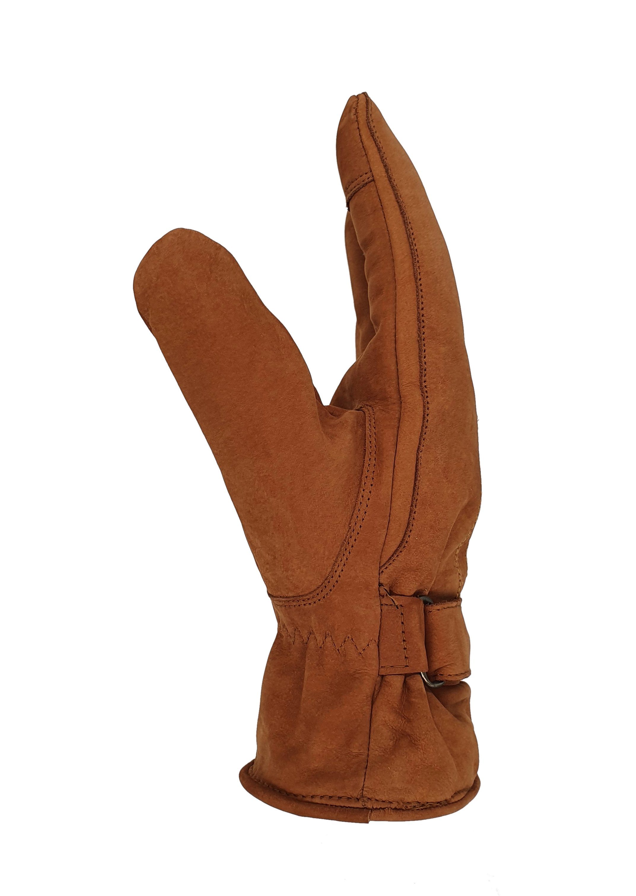 Winter-Lederhandschuhe Lederhandschuhe Nubuk-Leder für Glow aus 100% Herren