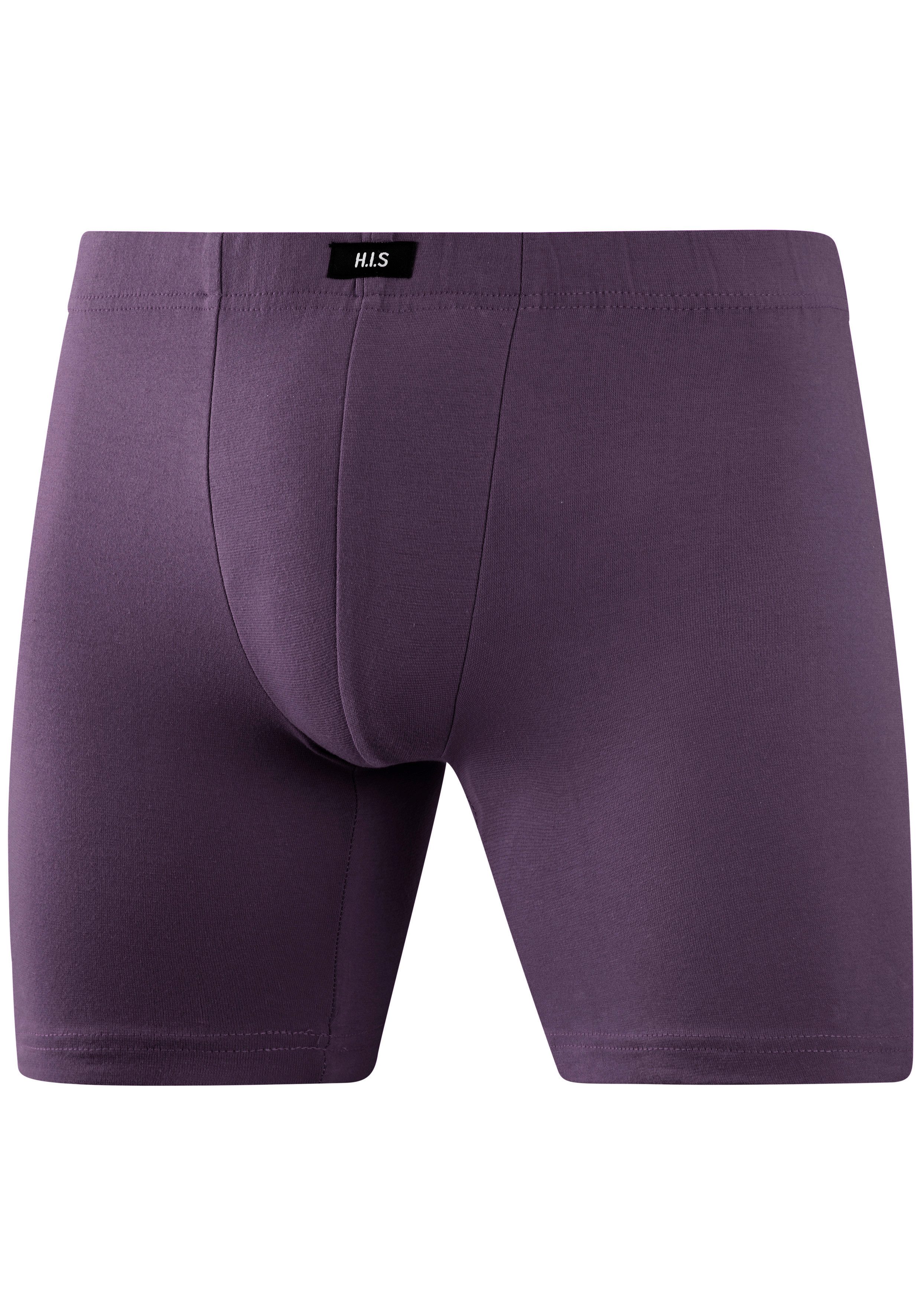 H.I.S Langer Boxer (Packung, 5-St) Boxershorts für Herren, mit Logo am Bund