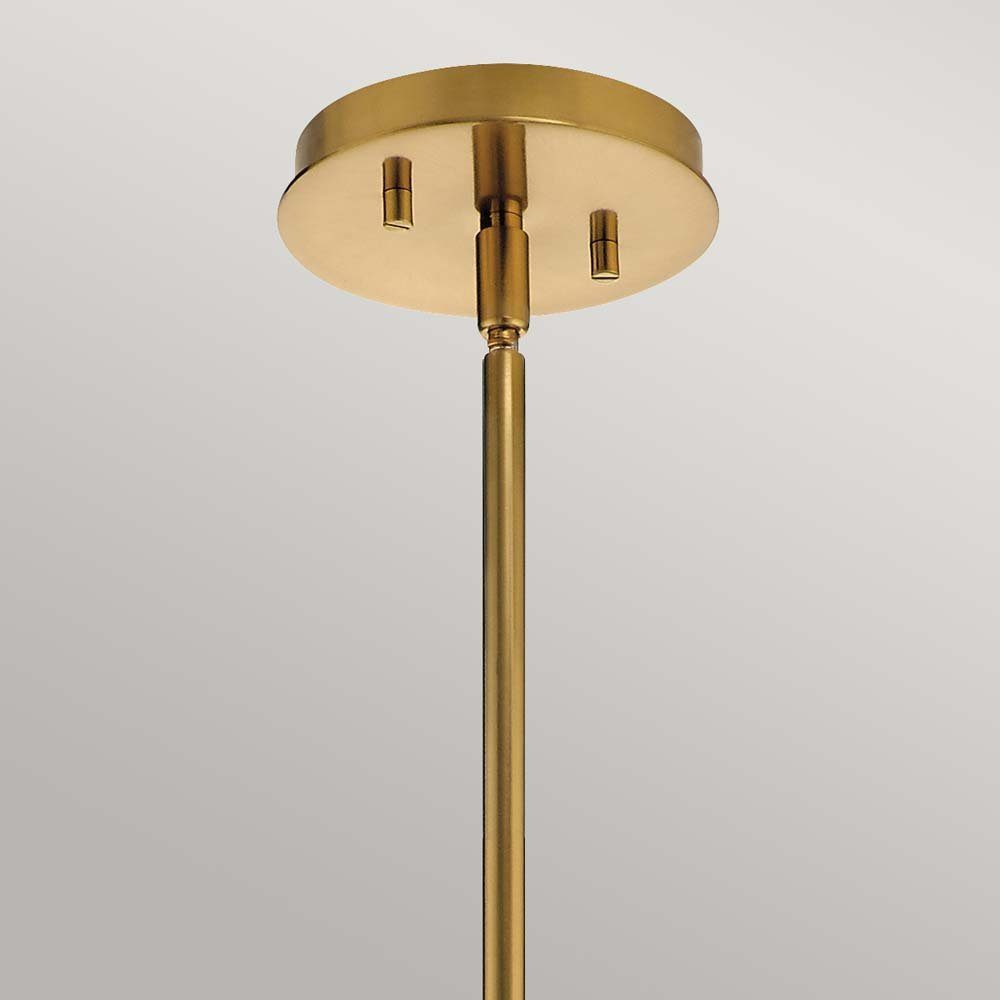 Elstead LIGHTING LED Pendelleuchte, Leuchtmittel nicht inklusive, Hängeleuchte Deckenlampe Badezimmerlampe LED Pendellampe Gold