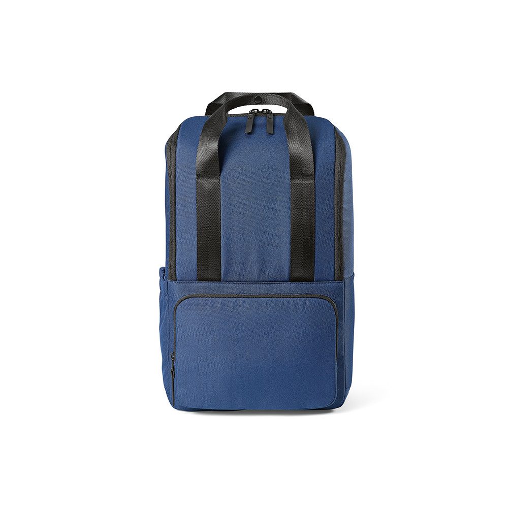 CABBEL Rucksack Rucksack 18L Laptopfach Trolley nachhaltig rPET 0,88kg leicht robust (Rucksack, 1-tlg., Einzelartikel), Blau, recyceltes Polyester, 98,9% rPET, 29x45x15cm, leicht, 18L