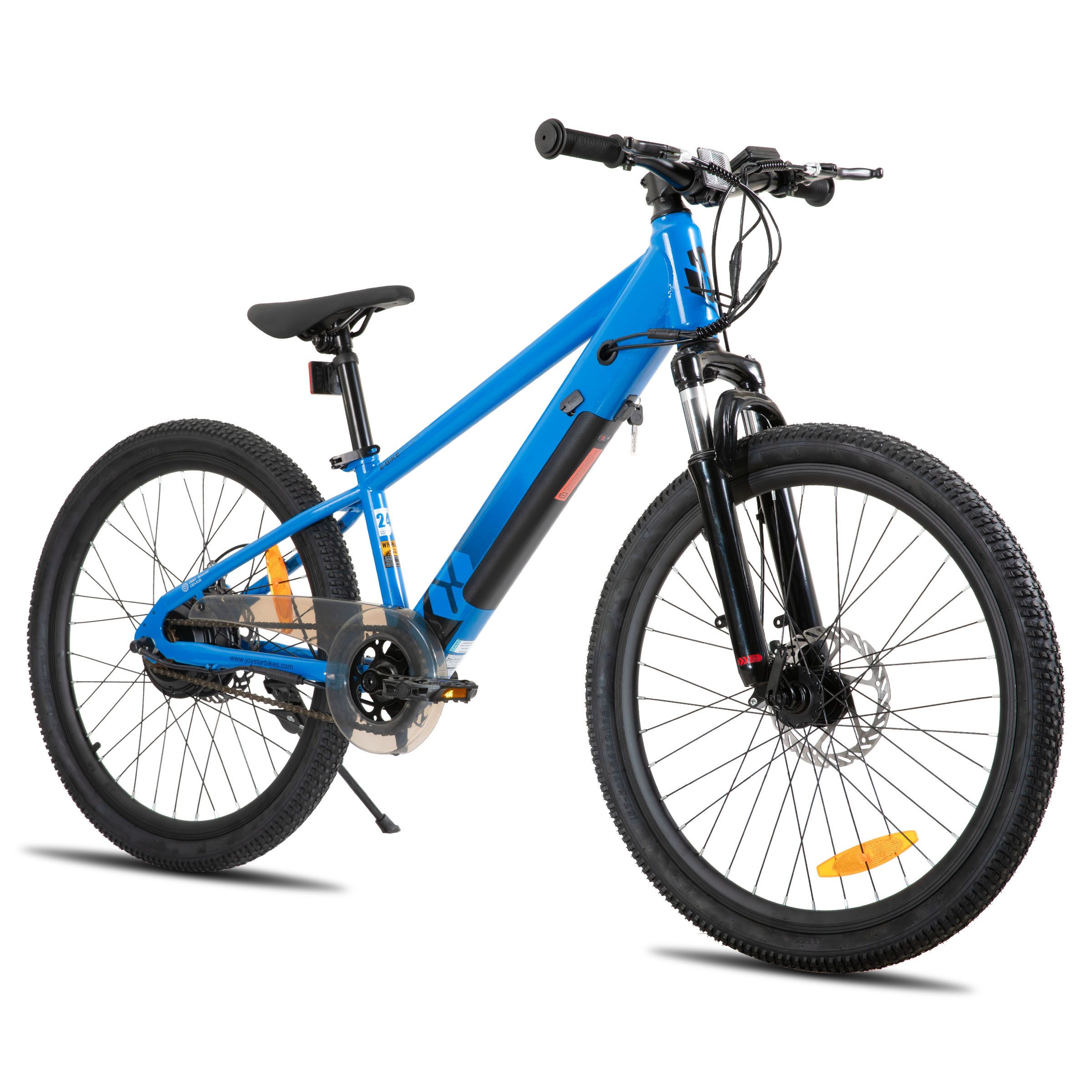 HILAND E-Bike 20/24 Zoll E‑Mountainbike 24V 250W Akku abnehmbar Kinder u. Erwachsene, Heckmotor, 124,8 Wh
