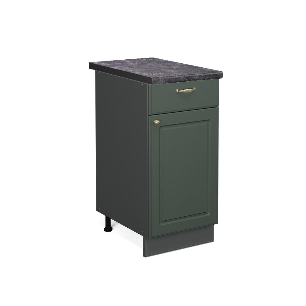 Vicco Unterschrank Fame-Line, Grün-Gold Landhaus/Anthrazit, 40 günstig online kaufen