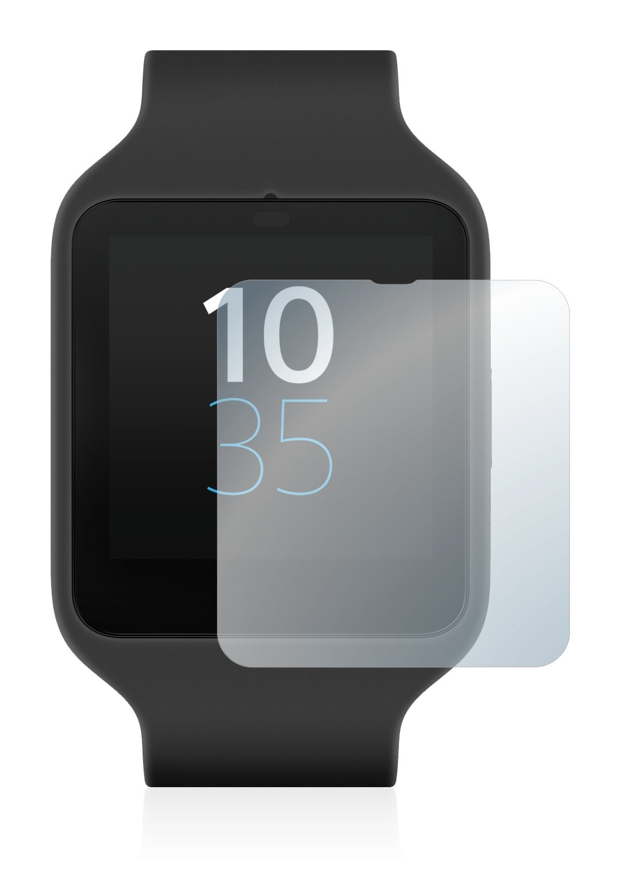 upscreen Schutzfolie für Sony Smartwatch 3 SWR50, Displayschutzfolie, Folie  Premium matt entspiegelt antibakteriell
