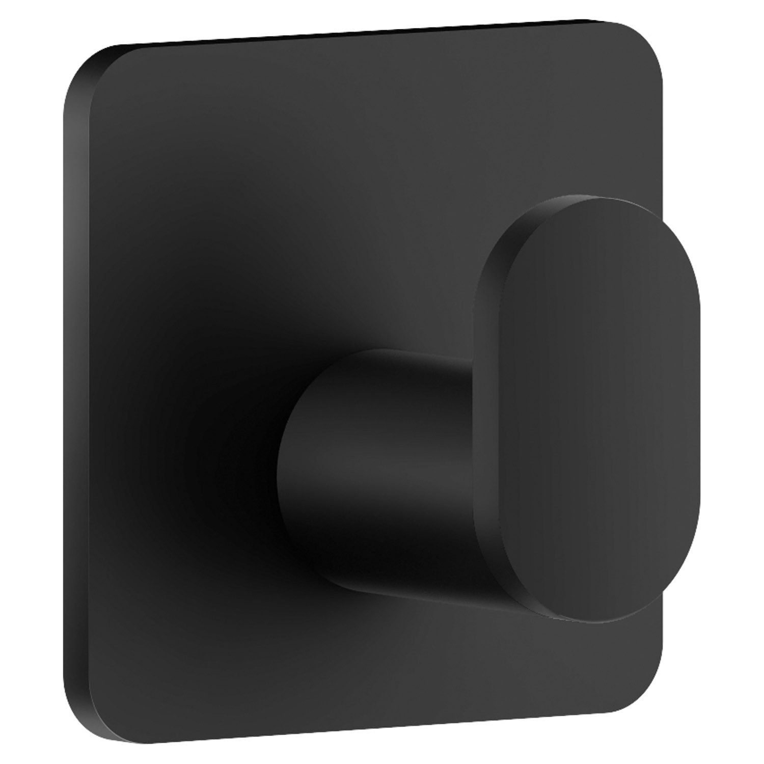 Handtuchhaken BB4455 CUBE, Schwarz, Edelstahl, selbstklebend