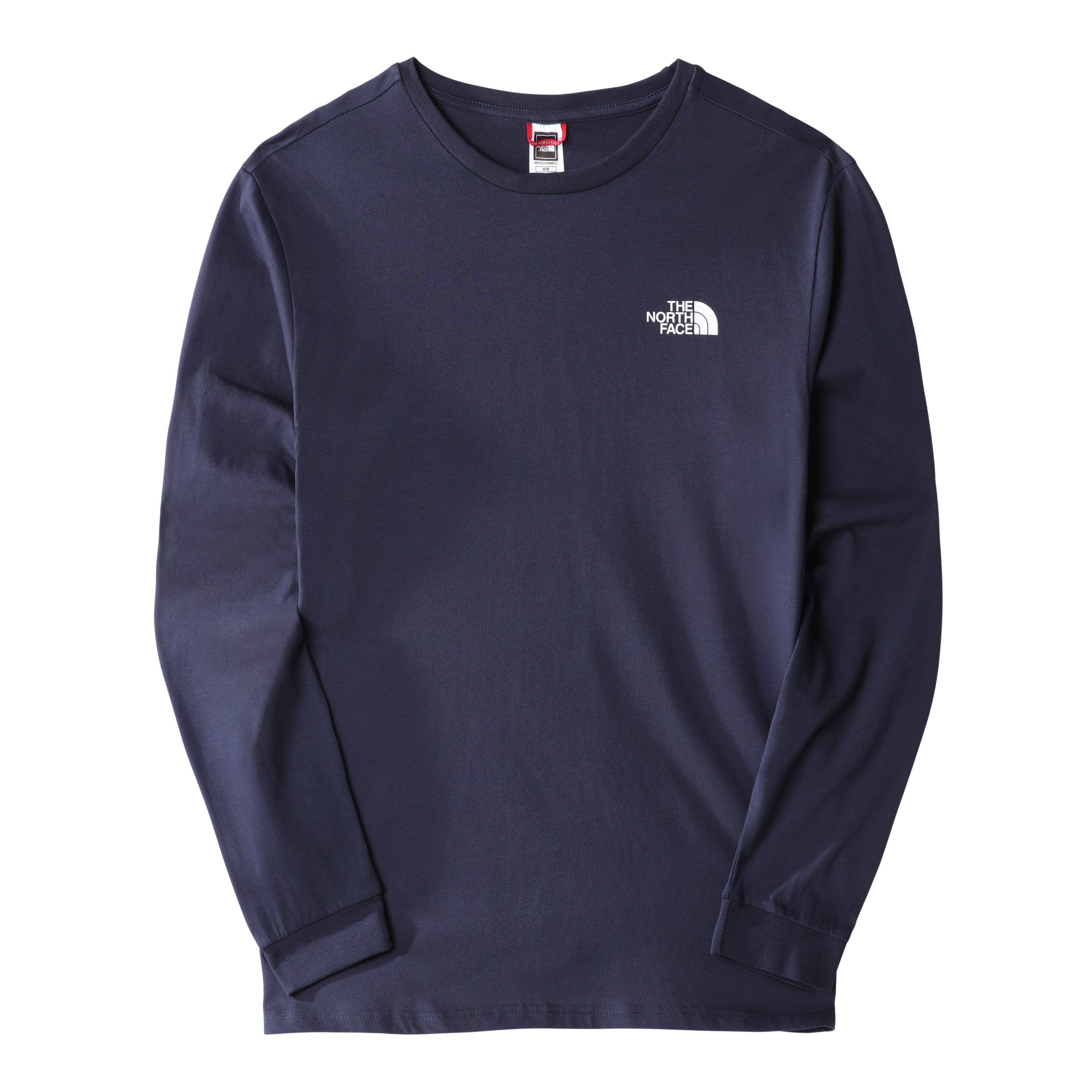 The North Face Langarmshirt L/S SIMPLE DOME TEE mit Logoschriftzug blue