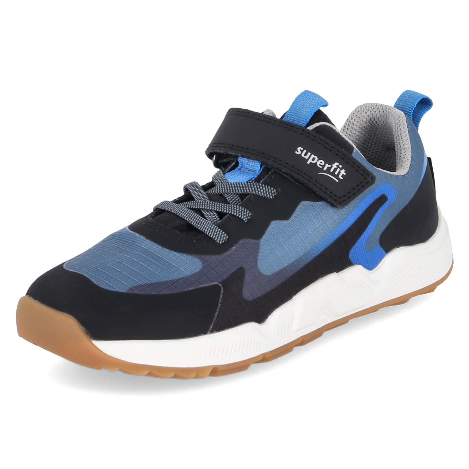 Superfit Superfit Sneaker Low 1-001761-0000 Jungen Textil & Synthetik blue Slipper – Bild 2 von 5