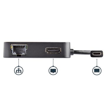 Startech.com Laptop-Dockingstation STARTECH.COM USB-C Multiport Adapter - USB Typ C auf 4K HDMI / USB 3.0