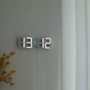 Oneid Wecker 3D LED Digitalwecker, Wanduhr, Digitaluhr,für Haus, Küche oder Büro