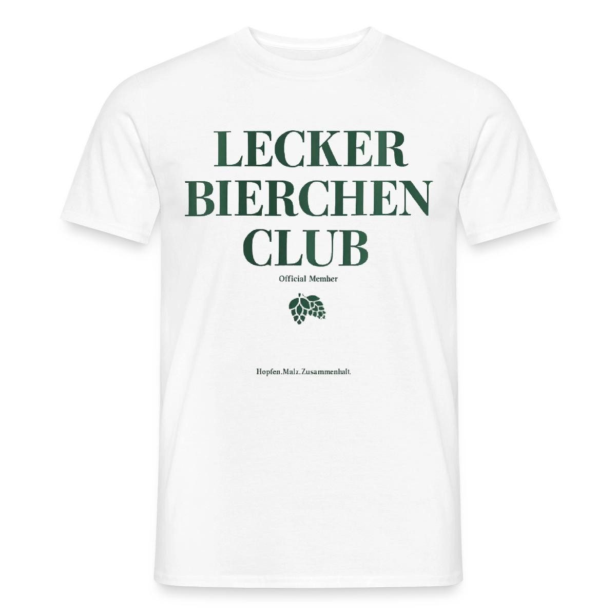 Spreadshirt T-Shirt Lecker Bierchen Club Official Member Männer T-Shirt (1-tlg)
