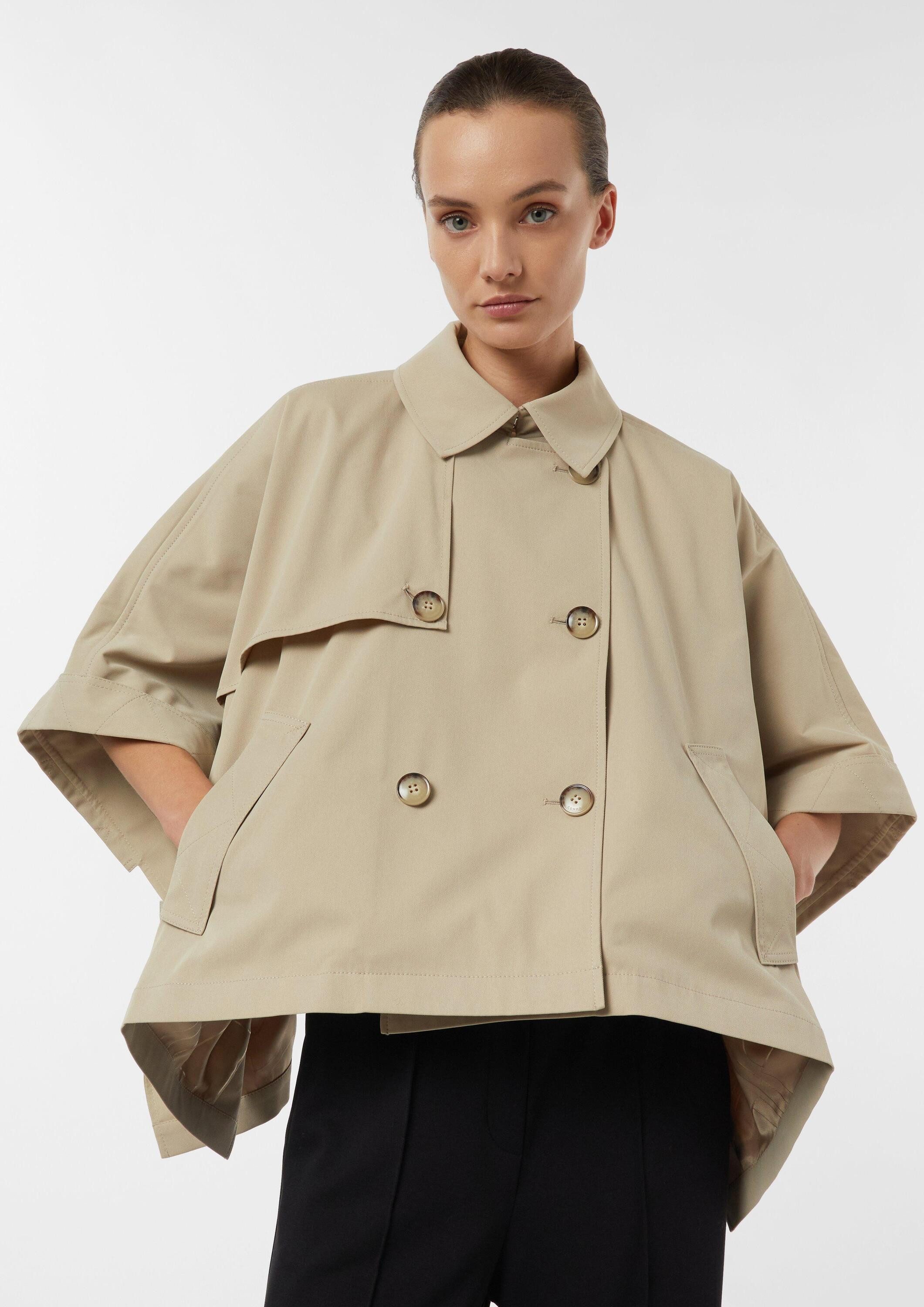 comma Funktionsjacke Outdoor-Umhang Modernes Trench-Cape